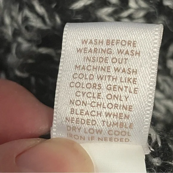 Lauren Conrad Duster Cardigan – Size Small – Black & White - Picture 7 of 10